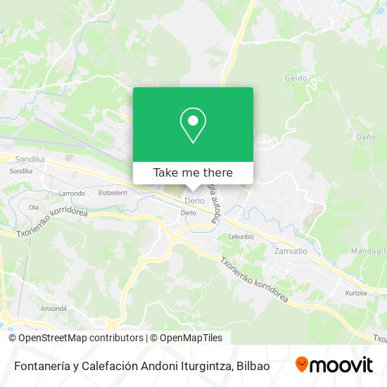 Fontanería y Calefación Andoni Iturgintza map
