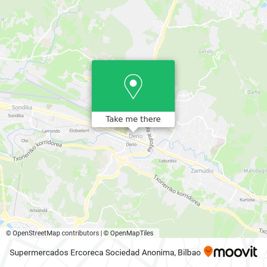 Supermercados Ercoreca Sociedad Anonima map