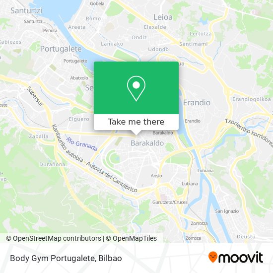 Body Gym Portugalete map