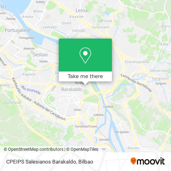 mapa CPEIPS Salesianos Barakaldo