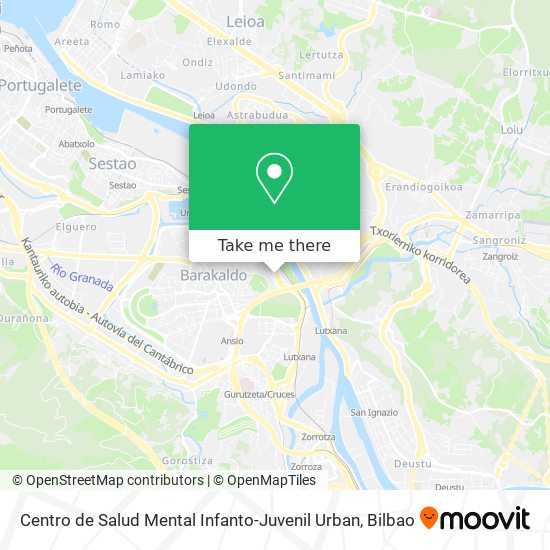 Centro de Salud Mental Infanto-Juvenil Urban map