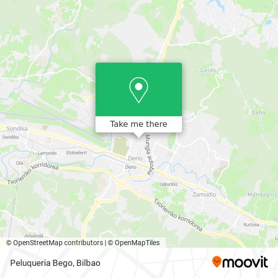 Peluqueria Bego map