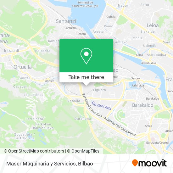 Maser Maquinaria y Servicios map