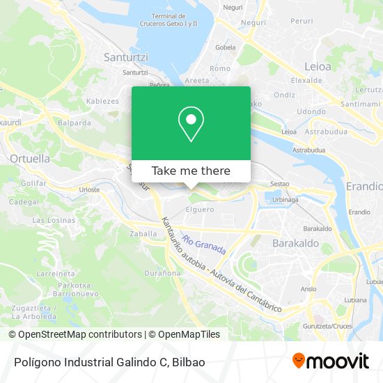 Polígono Industrial Galindo C map