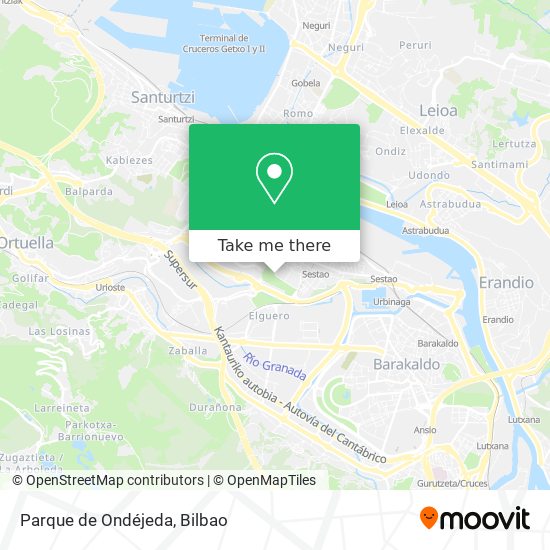 Parque de Ondéjeda map