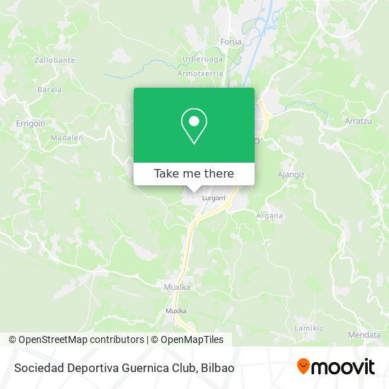 mapa Sociedad Deportiva Guernica Club