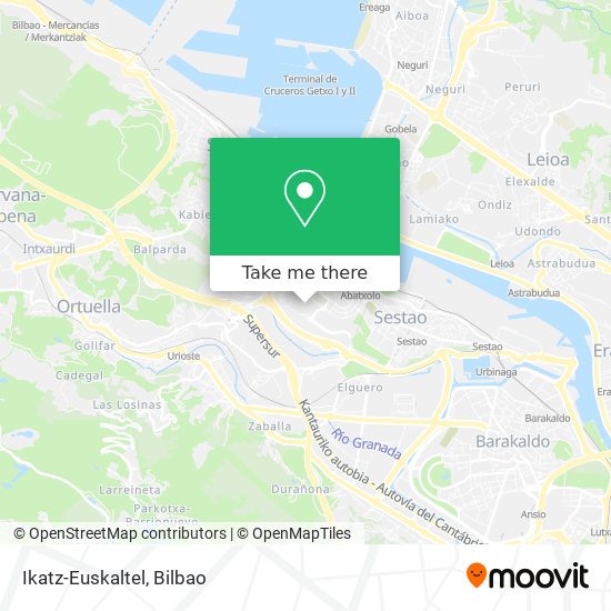Ikatz-Euskaltel map