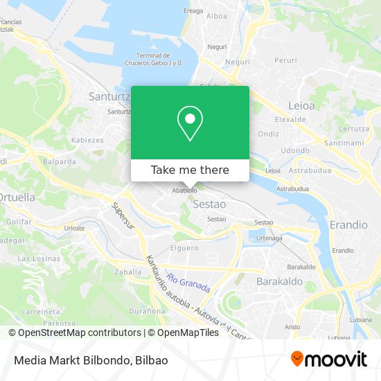 Media Markt Bilbondo map