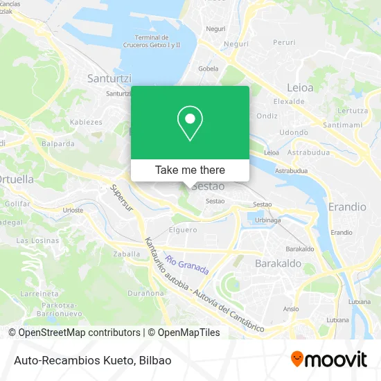 Auto-Recambios Kueto map