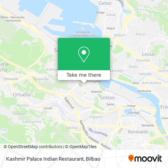 Kashmir Palace Indian Restaurant map