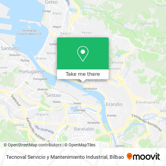 Tecnoval Servicio y Mantenimiento Industrial map