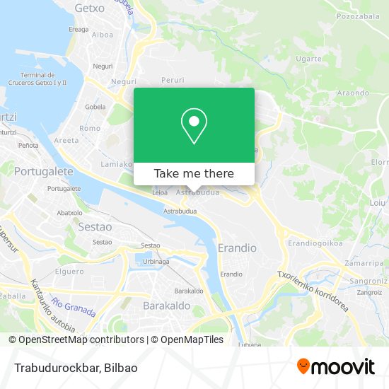 Trabudurockbar map