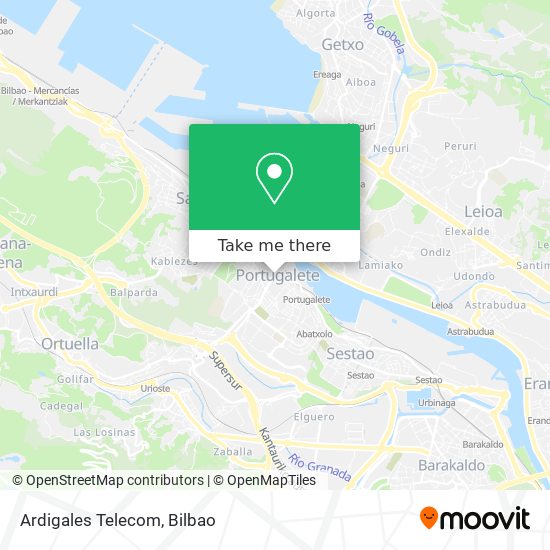 Ardigales Telecom map