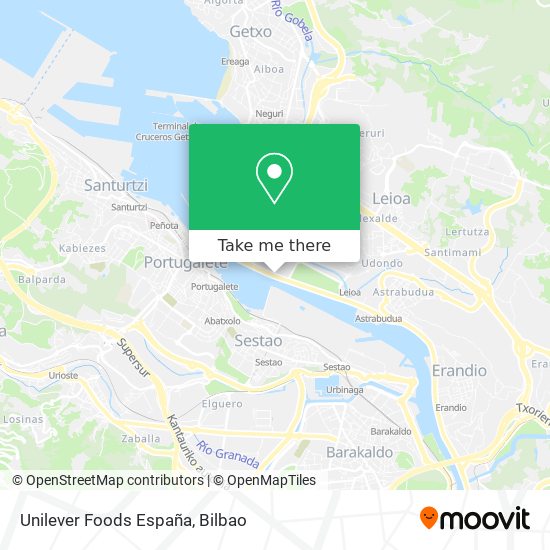 mapa Unilever Foods España