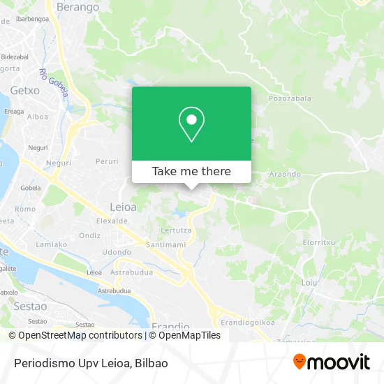 Periodismo Upv Leioa map