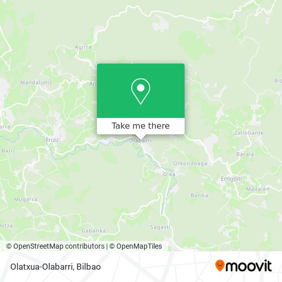 Olatxua-Olabarri map