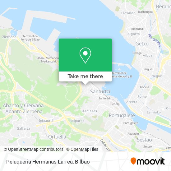 Peluqueria Hermanas Larrea map