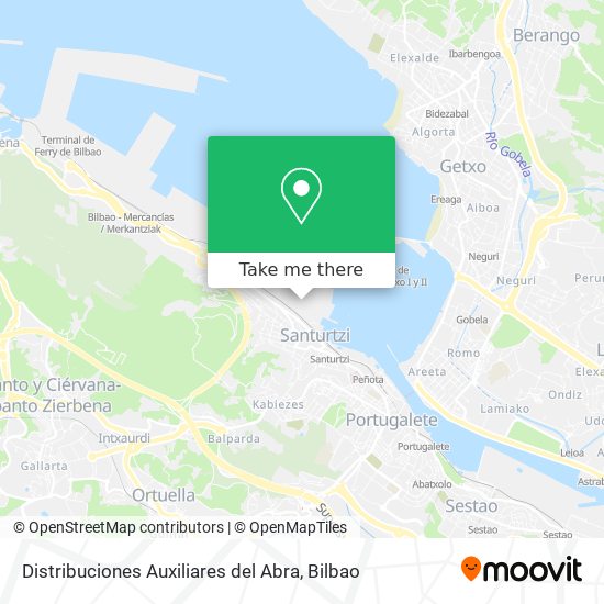 mapa Distribuciones Auxiliares del Abra