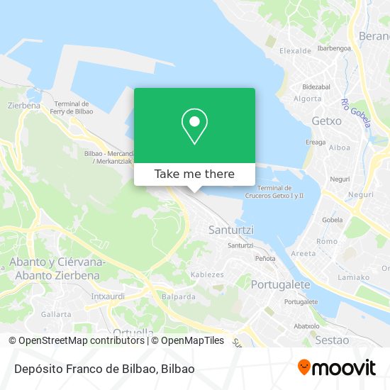 Depósito Franco de Bilbao map
