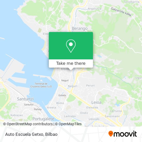 Auto Escuela Getxo map