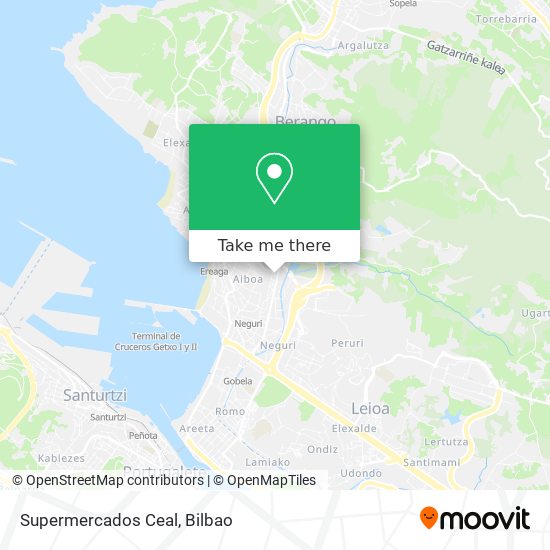 mapa Supermercados Ceal