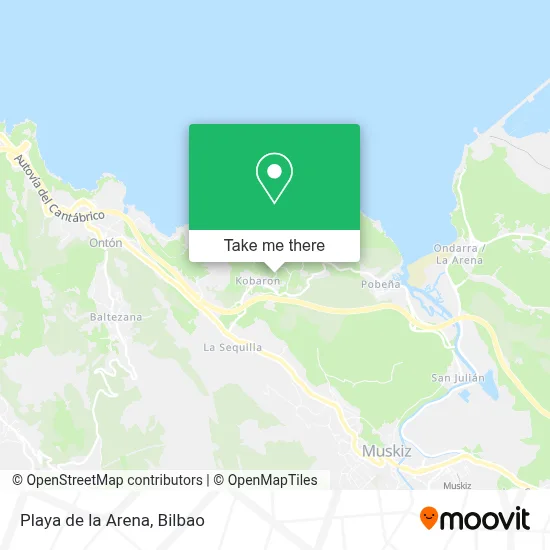 Playa de la Arena map