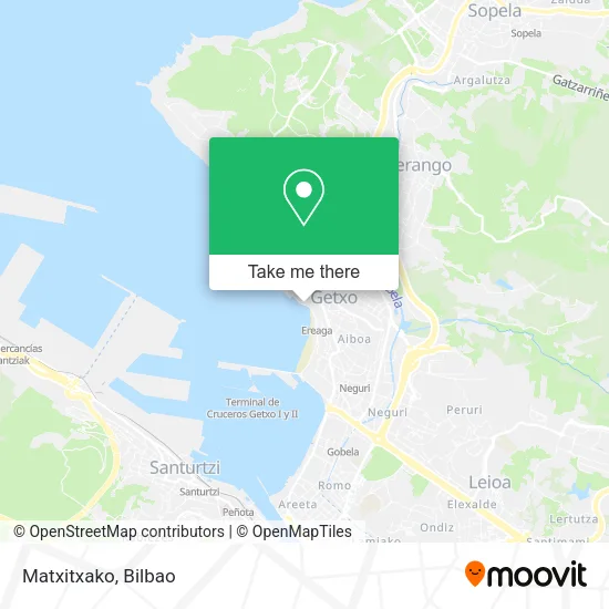 mapa Matxitxako