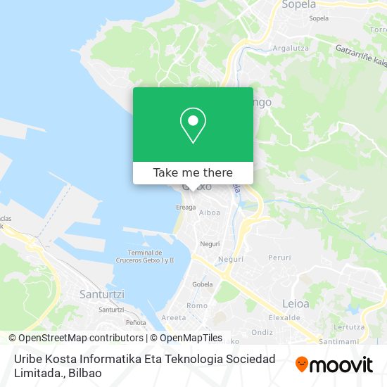 Uribe Kosta Informatika Eta Teknologia Sociedad Limitada. map