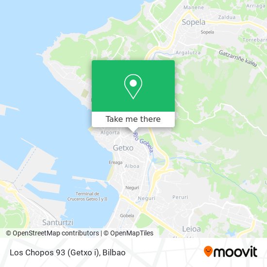 mapa Los Chopos 93 (Getxo i)