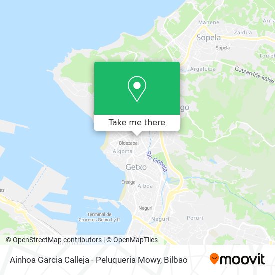 mapa Ainhoa Garcia Calleja - Peluqueria Mowy