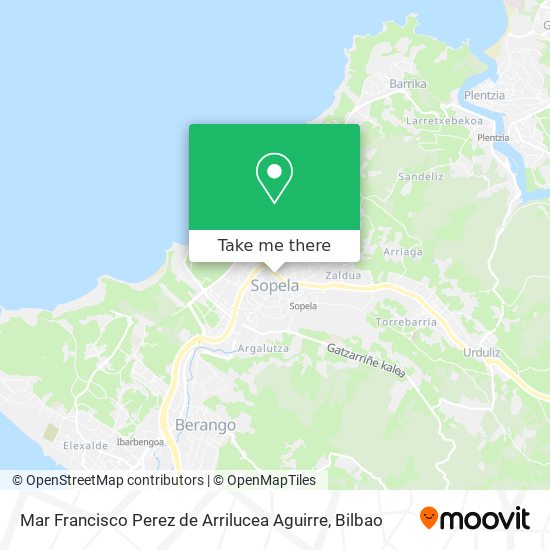Mar Francisco Perez de Arrilucea Aguirre map