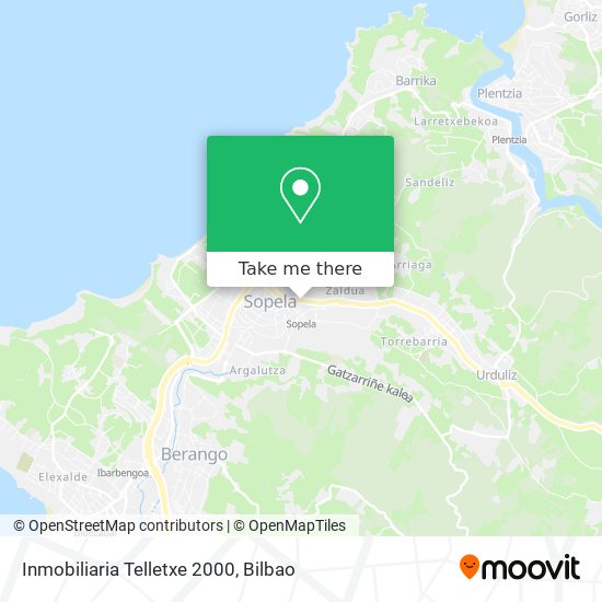 Inmobiliaria Telletxe 2000 map