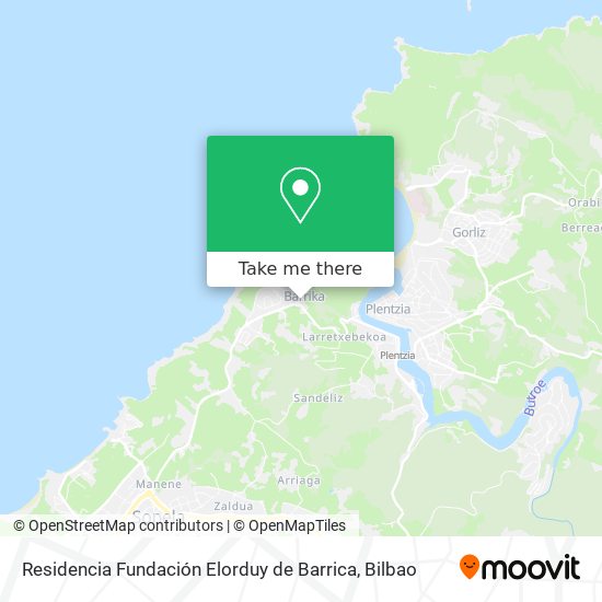 Residencia Fundación Elorduy de Barrica map