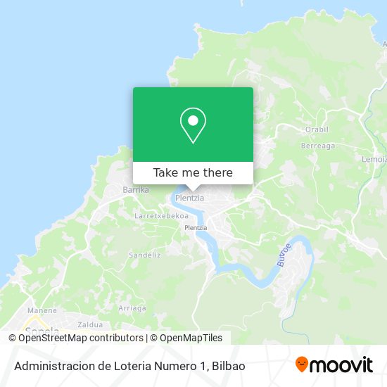 Administracion de Loteria Numero 1 map