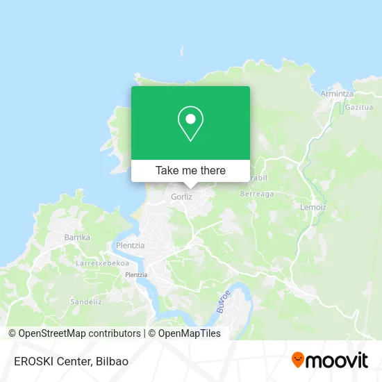 EROSKI Center map