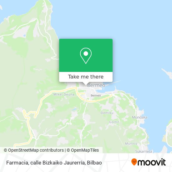 Farmacia, calle Bizkaiko Jaurerría map