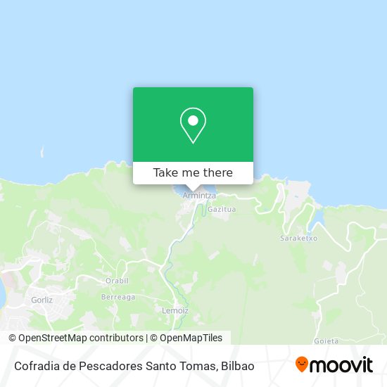 Cofradia de Pescadores Santo Tomas map