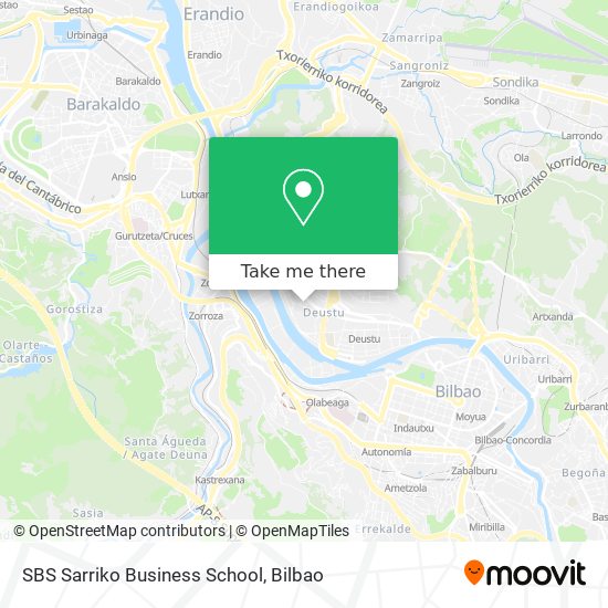 SBS Sarriko Business School map