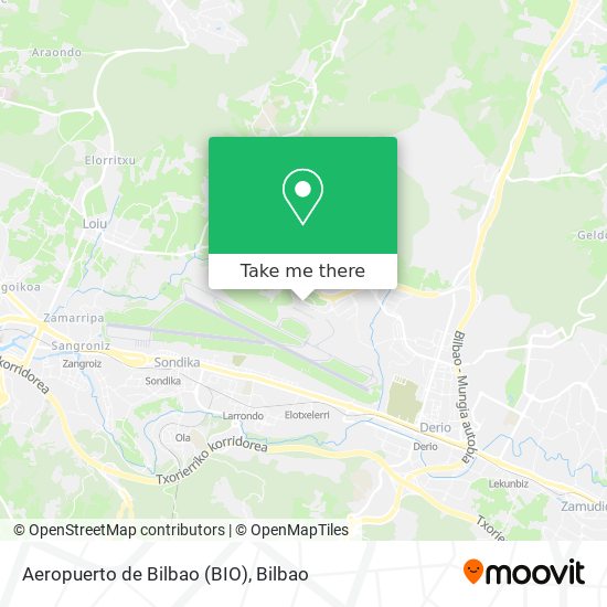 Aeropuerto de Bilbao (BIO) map