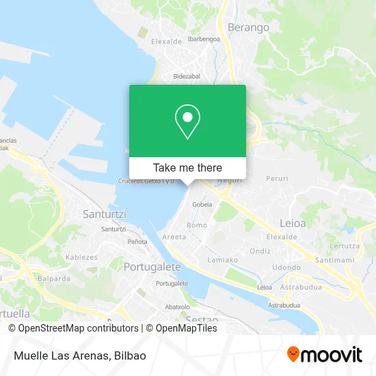 Muelle Las Arenas map