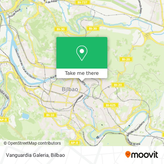 Vanguardia Galeria map