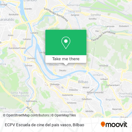 ECPV Escuela de cine del país vasco map
