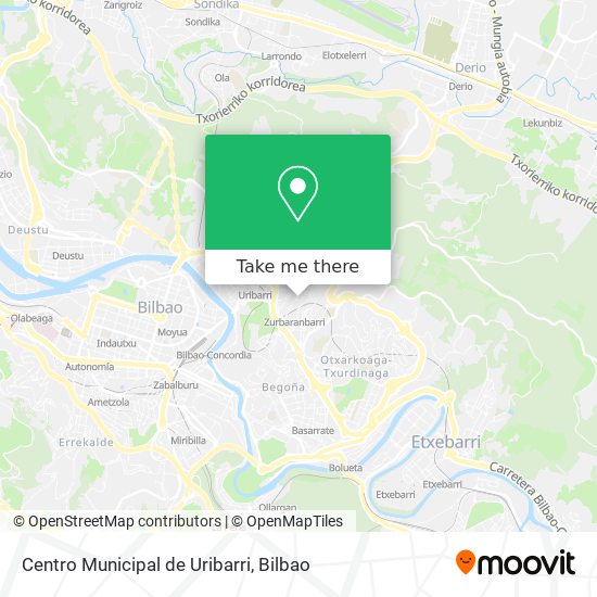 Centro Municipal de Uribarri map