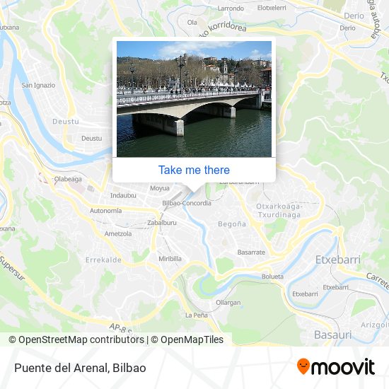 Puente del Arenal map