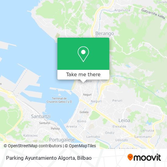 mapa Parking Ayuntamiento Algorta