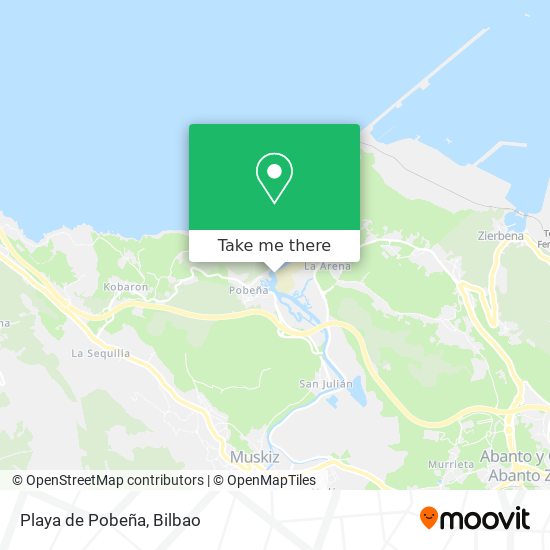 Playa de Pobeña map