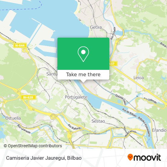 Camiseria Javier Jauregui map