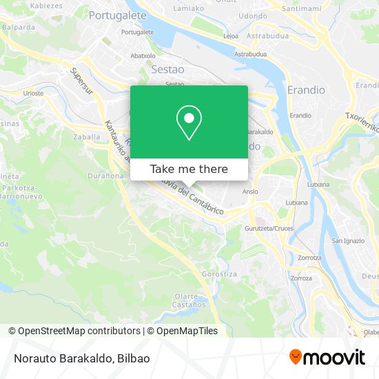 mapa Norauto Barakaldo