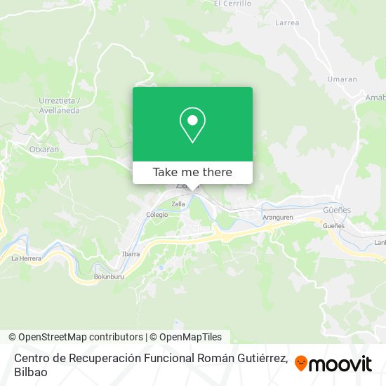 Centro de Recuperación Funcional Román Gutiérrez map