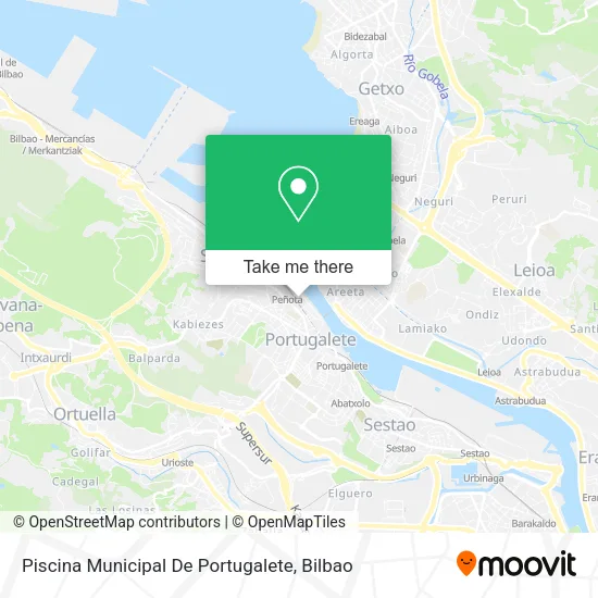 Piscina Municipal De Portugalete map